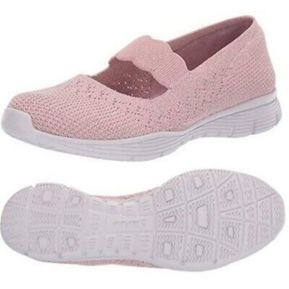SKECHERS Seager Women's Memory Foam Sneaker | Women's Slip On Mary Janes